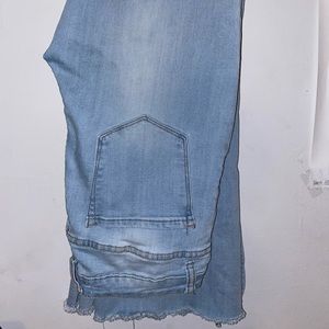 Flare jeans. Very fitting and worn. *lots of compliments on them!*